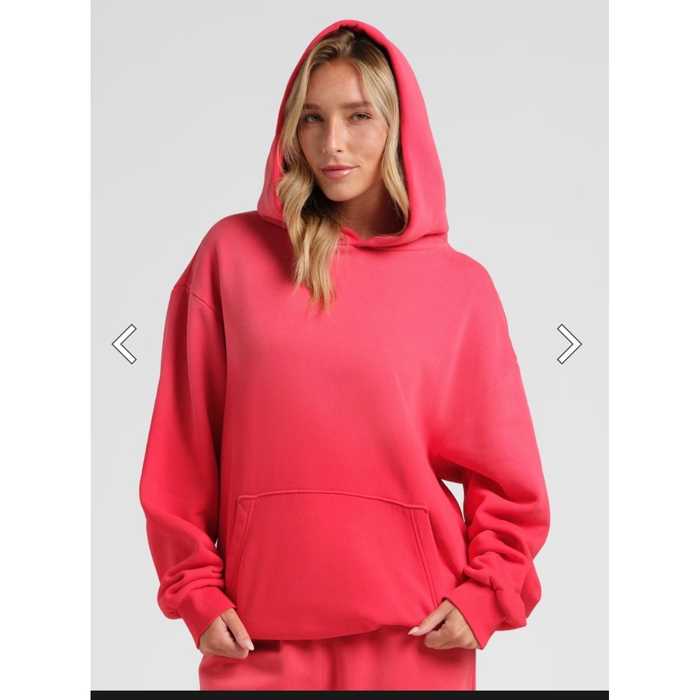 Comfrt Sunwashed Hoodie Red horizon Oversized Pullover Sweatshirt 3XL
